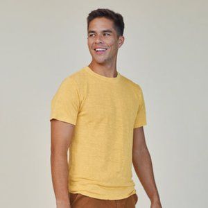 Jungmaven yellow 100% Hemp Tee Unisex